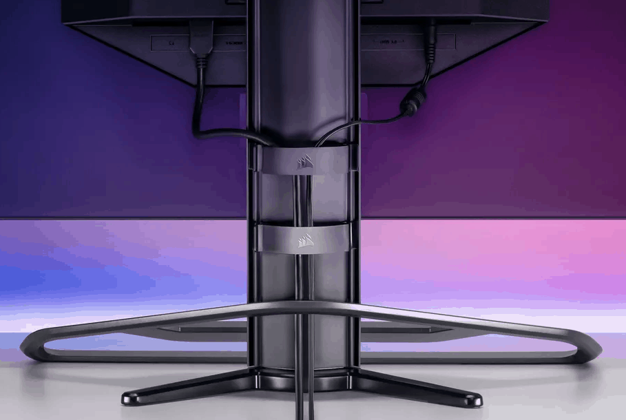 corsair xeneon monitor cable management