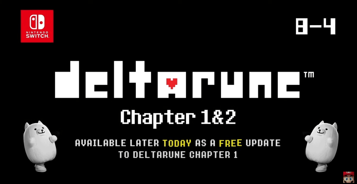 deltarune chapter 1 and 2