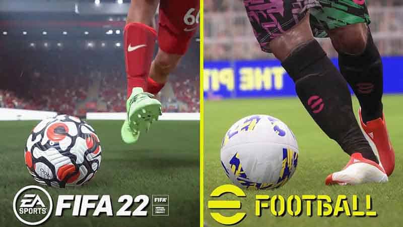 eFootball 2022 Vs PES 2021 PS4 