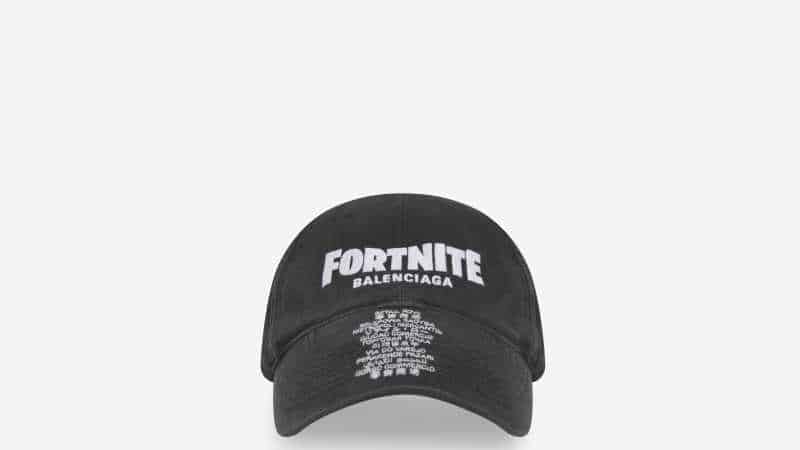 fortnite black baseball cap