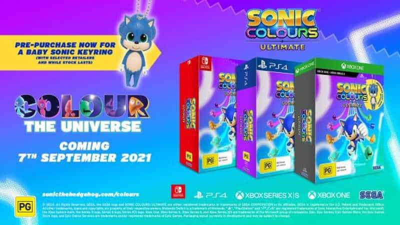sonic colors pre order physical