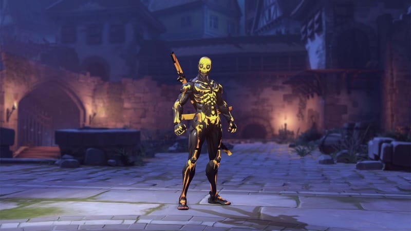 Genji's Halloween Skin -  Skeleton