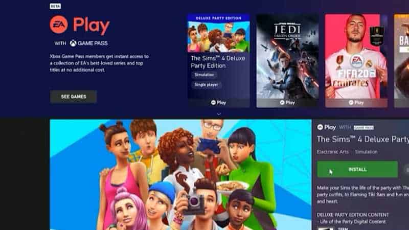 EA Play on Xbox Game Pass PC step 2