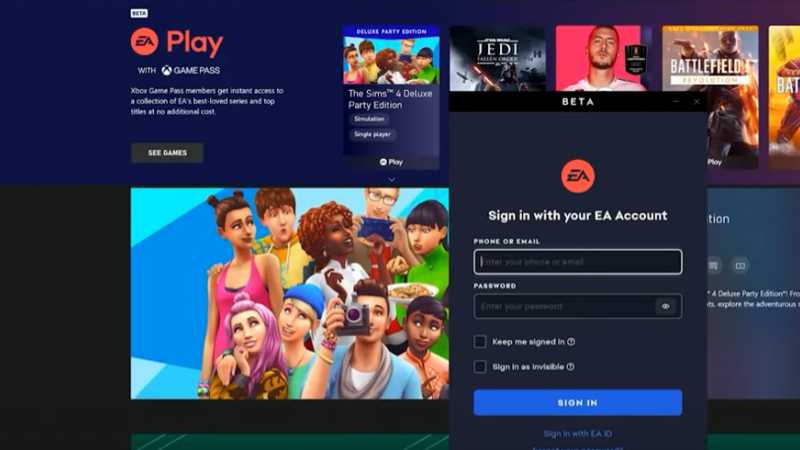 EA Play on Xbox Game Pass PC step 3