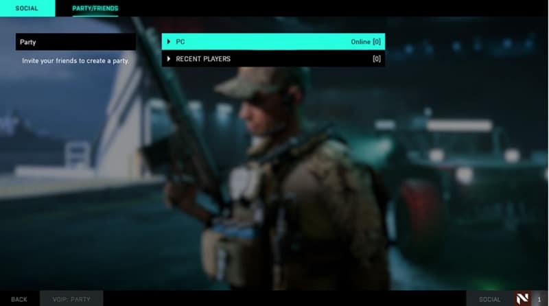 How to play with friends on Battlefield 2042 beta