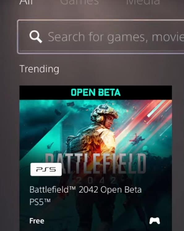 How to preload Battlefield 2042 beta on PS51 min