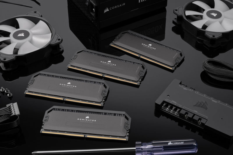 Corsair showcase flagship next-gen Dominator Platinum RGB DDR5 memory kits