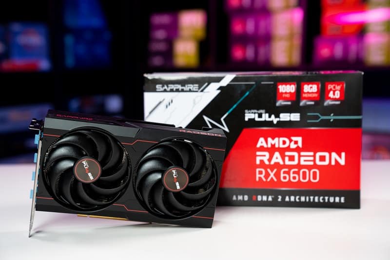 Sapphire Technology AMD Radeon RX 6600 XT Pulse Overclocked Dual-Fan 8GB  GDDR6 PCIe 4.0 Graphics Card - Micro Center