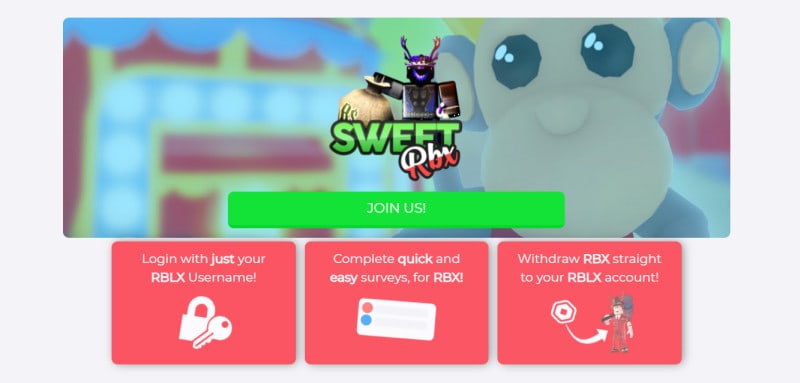 SweetRBX.com Roblox Get Robux for Free and Roblox Promo Codes