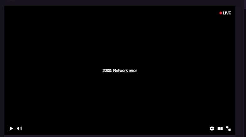 Twitch error 2000 twitch network error 2000