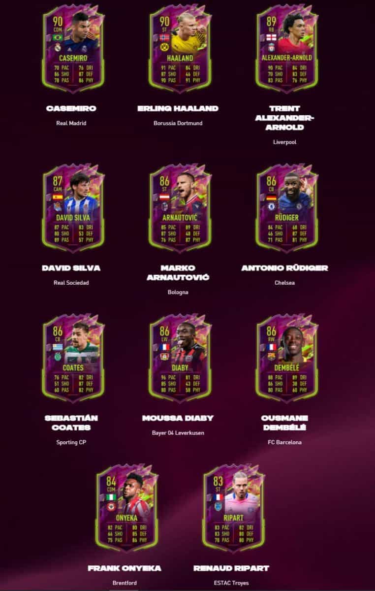 fifa 22 ultimate team rulebreakers team 1