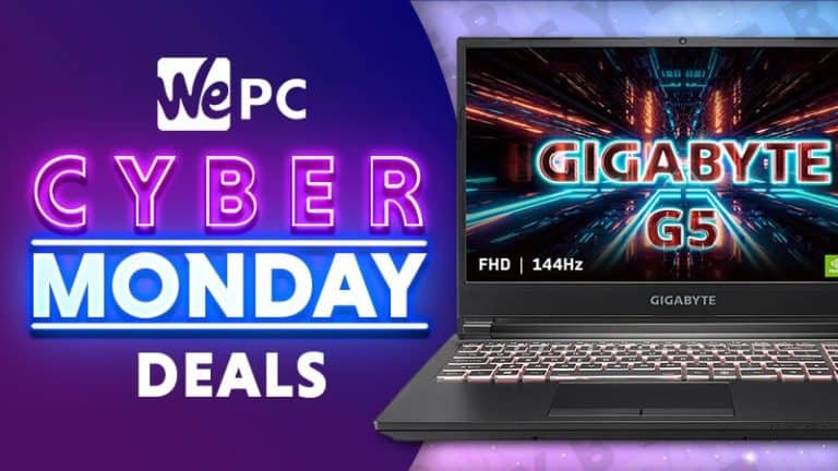 Cyber Monday GIGABYTE G5 gaming laptop deal