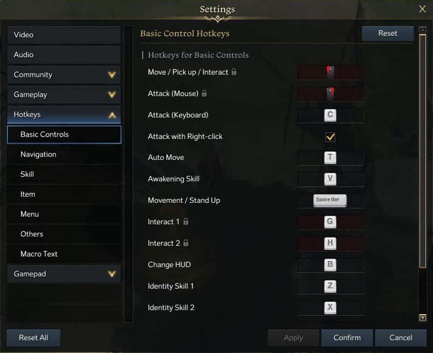 Lost Ark Change mouse settings