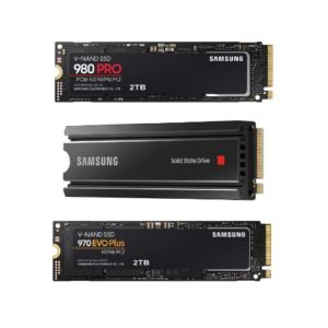 Samsung 980 PRO SSD with Heatsink 1TB PCIe Gen 4 NVMe M.2 SSD