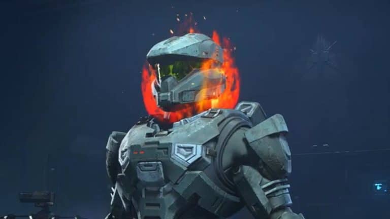 halo infinite flaming helmet