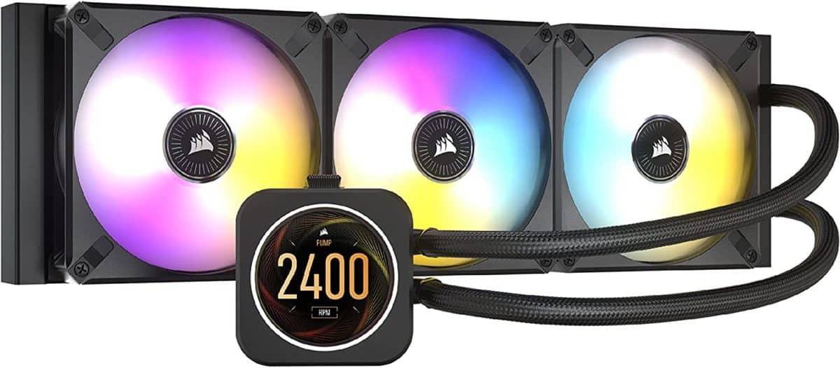 Corsair iCUE H150i ELITE LCD Display Liquid CPU Cooler