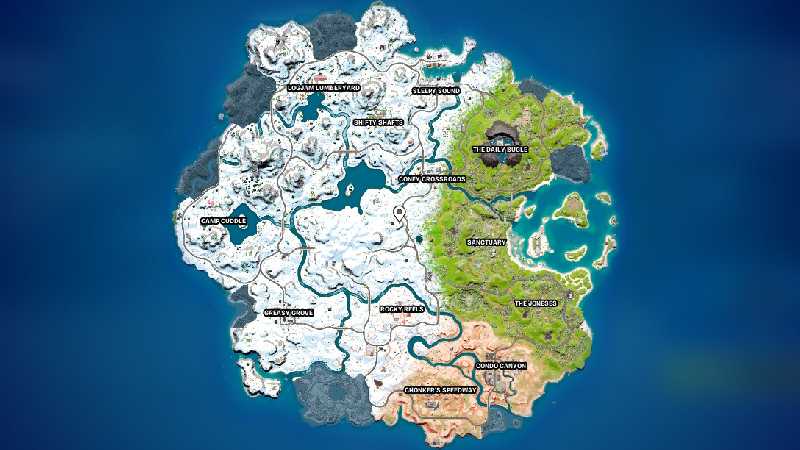 Artemis map Fortnite Chapter 3 Season 1