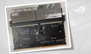 DDR5 to DDR4 adaptor