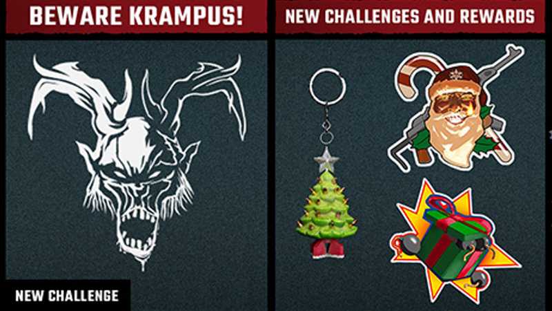 Krampus rewards call of duty vanguard festive fervor