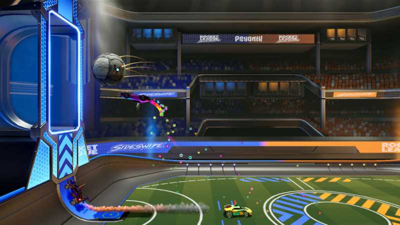 How to air roll in Rocket League Sideswipe