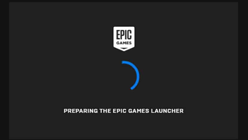 What is the ‘preparing the Epic Games launcher’ error?