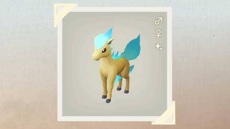 Shiny Peculiar Ponyta Pokémon Legends Arceus