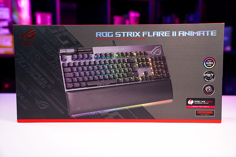 ASUS ROG Strix Flare II Animate gaming keyboard review | WePC