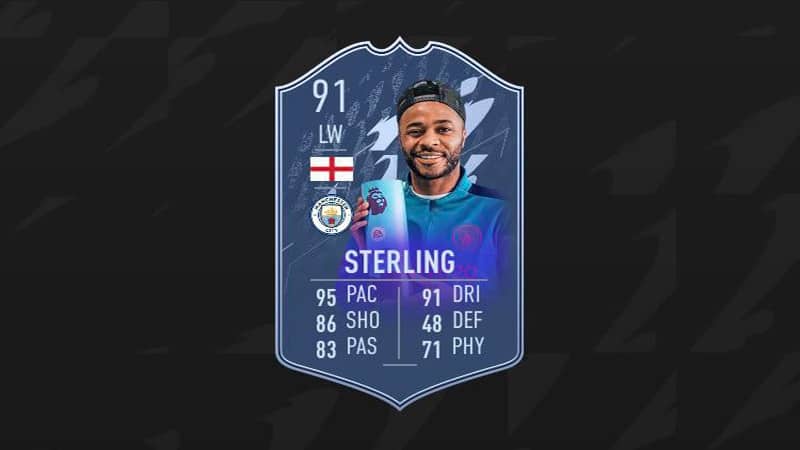 Raheem Sterling makes the FIFA 22 POTM SBC for January 2022