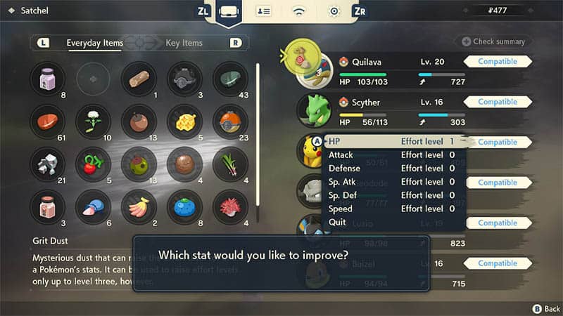 Pokémon Legends: Arceus finally gives players a type chart within the game  - AUTOMATON WEST