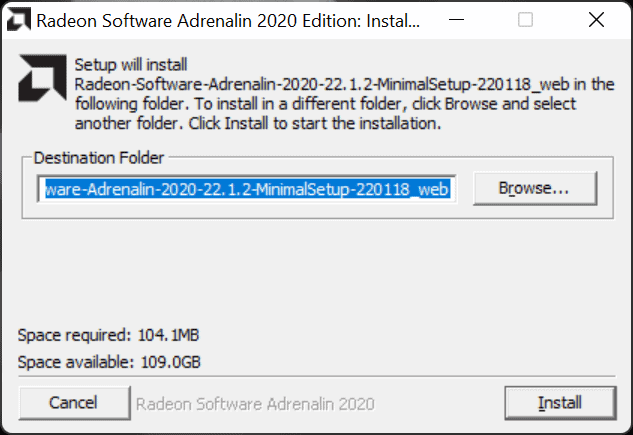 run the software 