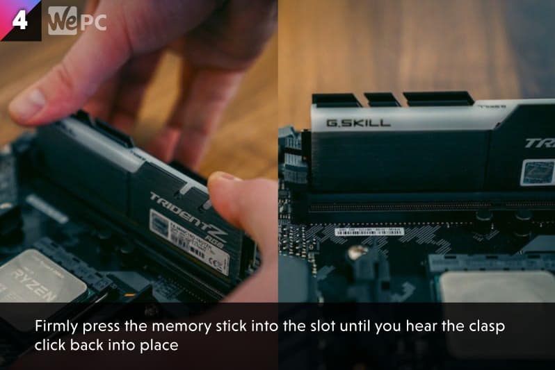 step 3 Install The Memory RAM 4