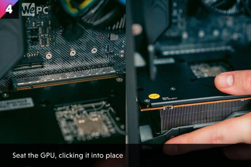 step 7 Install The Graphics Card GPU 4