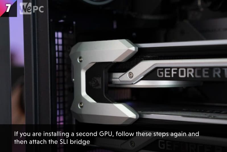 step 7 Install The Graphics Card GPU 7