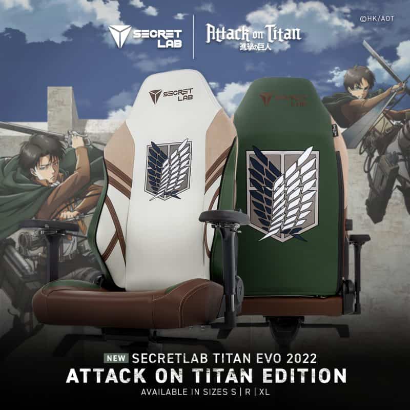 Attack on Titan Secretlab gaming chair