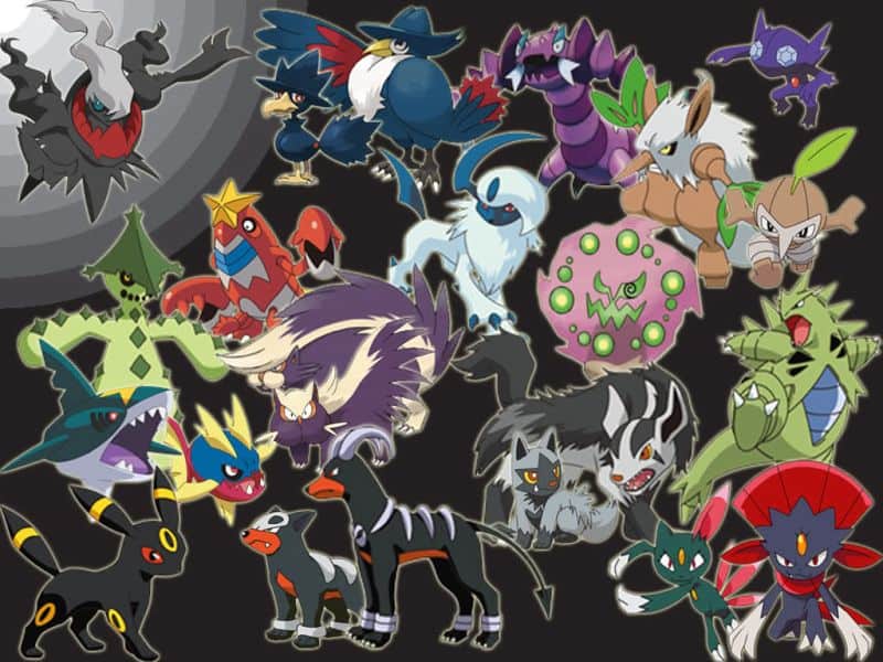 Qual o melhor pokemon do tipo dark?