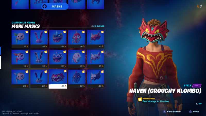 How to find feathers in Fortnite and unlock Haven's Masks