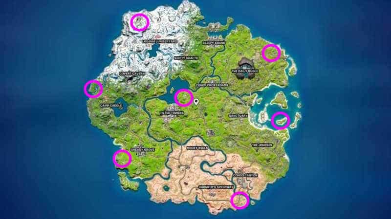 Find Fortnite Mighty Monument and Seven Outposts | WePC Gaming