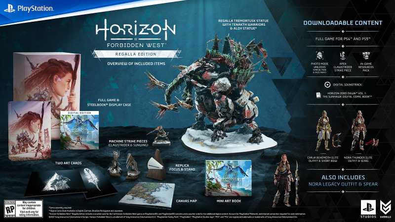 win Horizon Forbidden West Regalla edition GAME UK midnight launch
