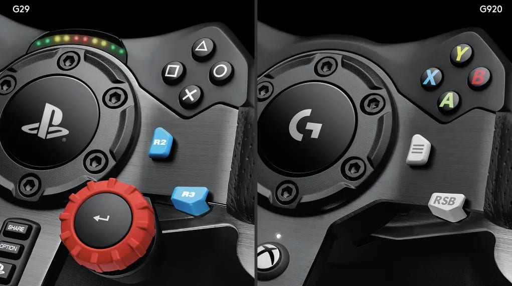 g29 vs g920 controlls