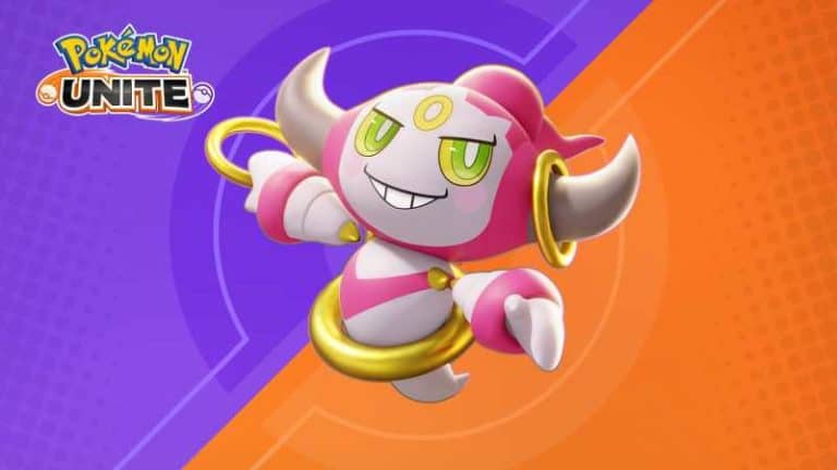 Hoopa confined and Unbound in Pokémon Unite