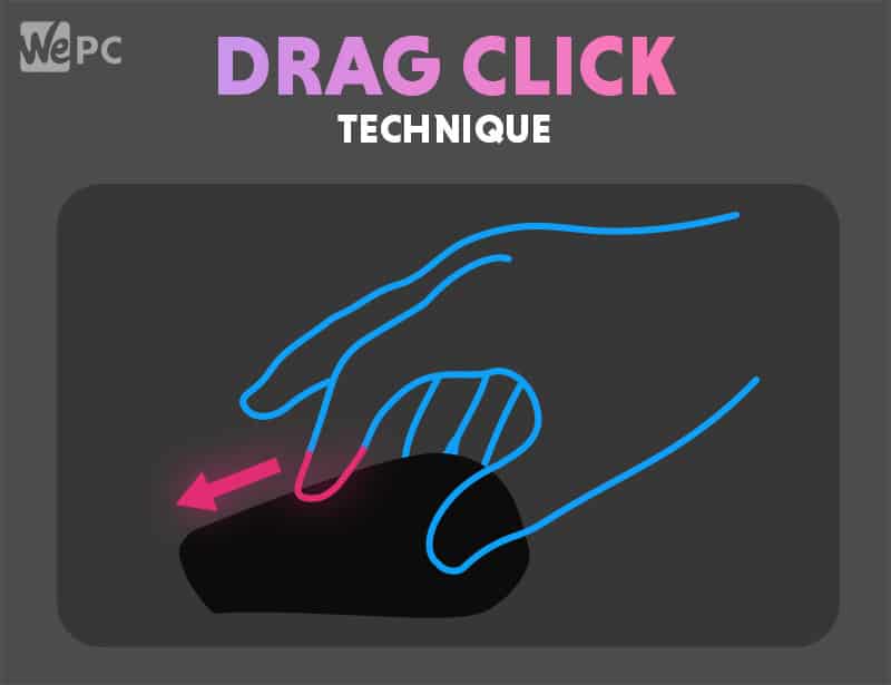 how to drag click 2