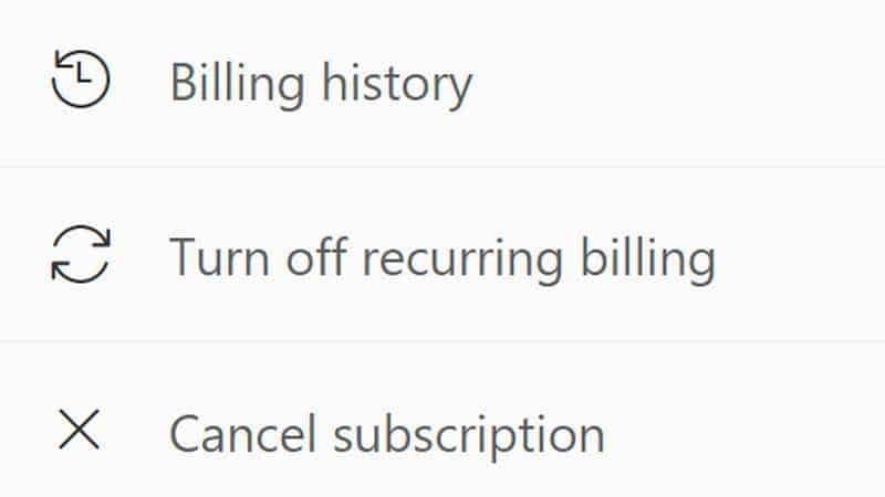 recurring billing