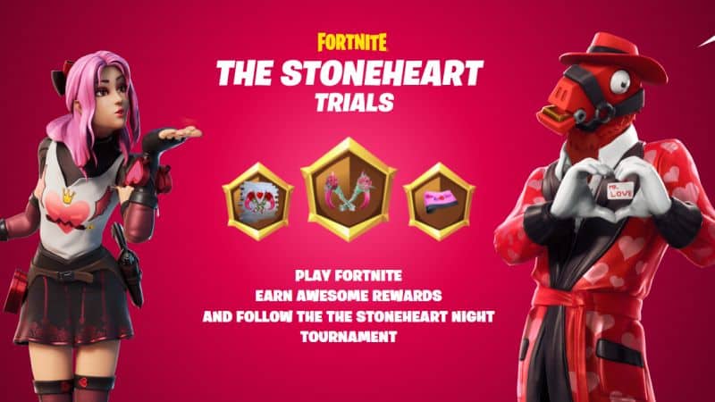 How to get Thorns of Passion Pickaxe in Fortnite stoneheart trials