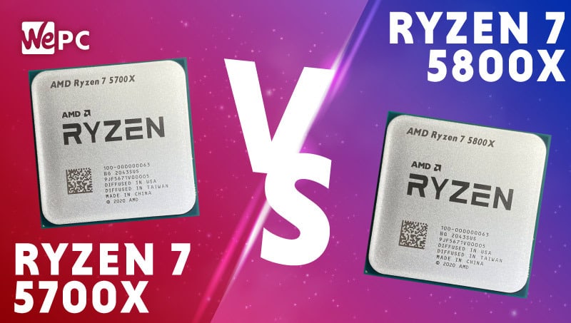 5700x vs 5800x bare CPU