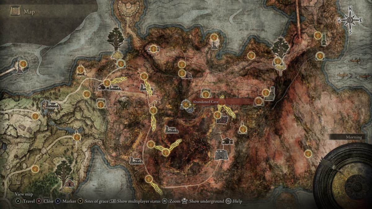 Abandoned Cave Map
