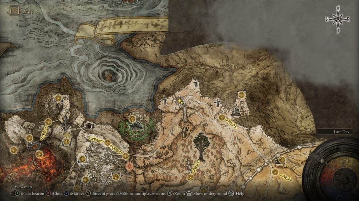 Battlemage Set in Elden Ring Map