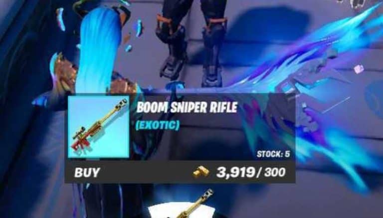 Where to buy Exotic weapon from a Character in Fortnite