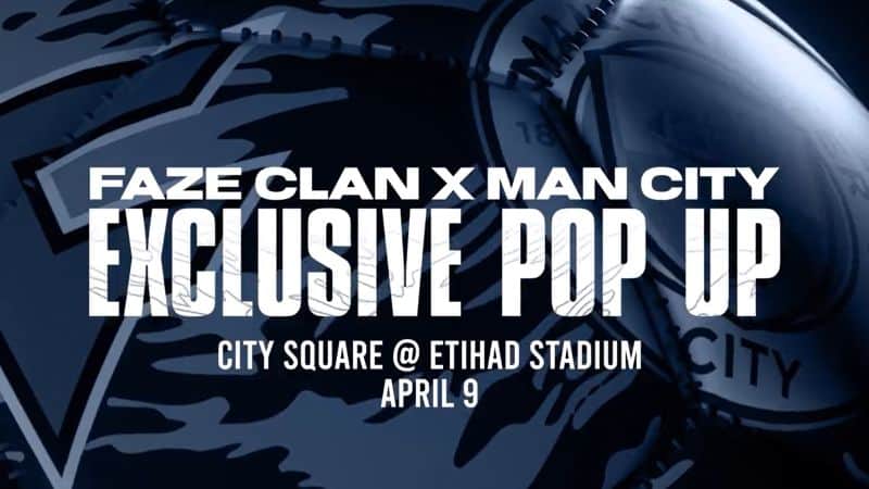 Faze Clan Man City UK pop-up meet-and-greet event