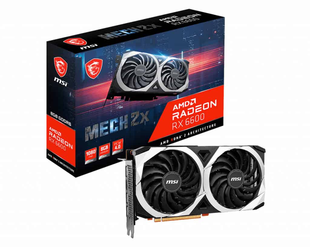 MSI RX 6600 Mech 2X