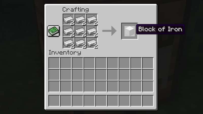 Minecraft Anvil Craft Iron Block